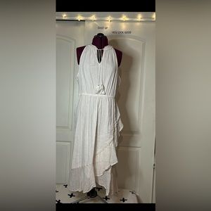 LC Lauren Conrad Ruffle Halter Ruffle Wrap Dress by LC Lauren Conrad X Large.